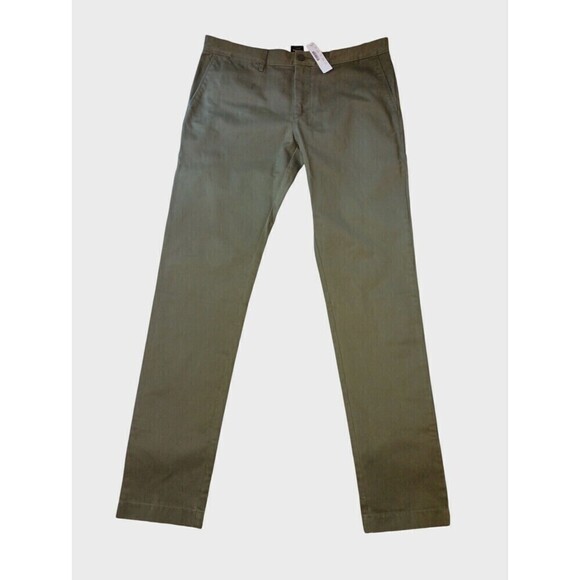 J Crew Pants Mens 38x32 Slim Fit 484 Stretch Chino Broken In 1263 Foliage Green - Picture 1 of 8